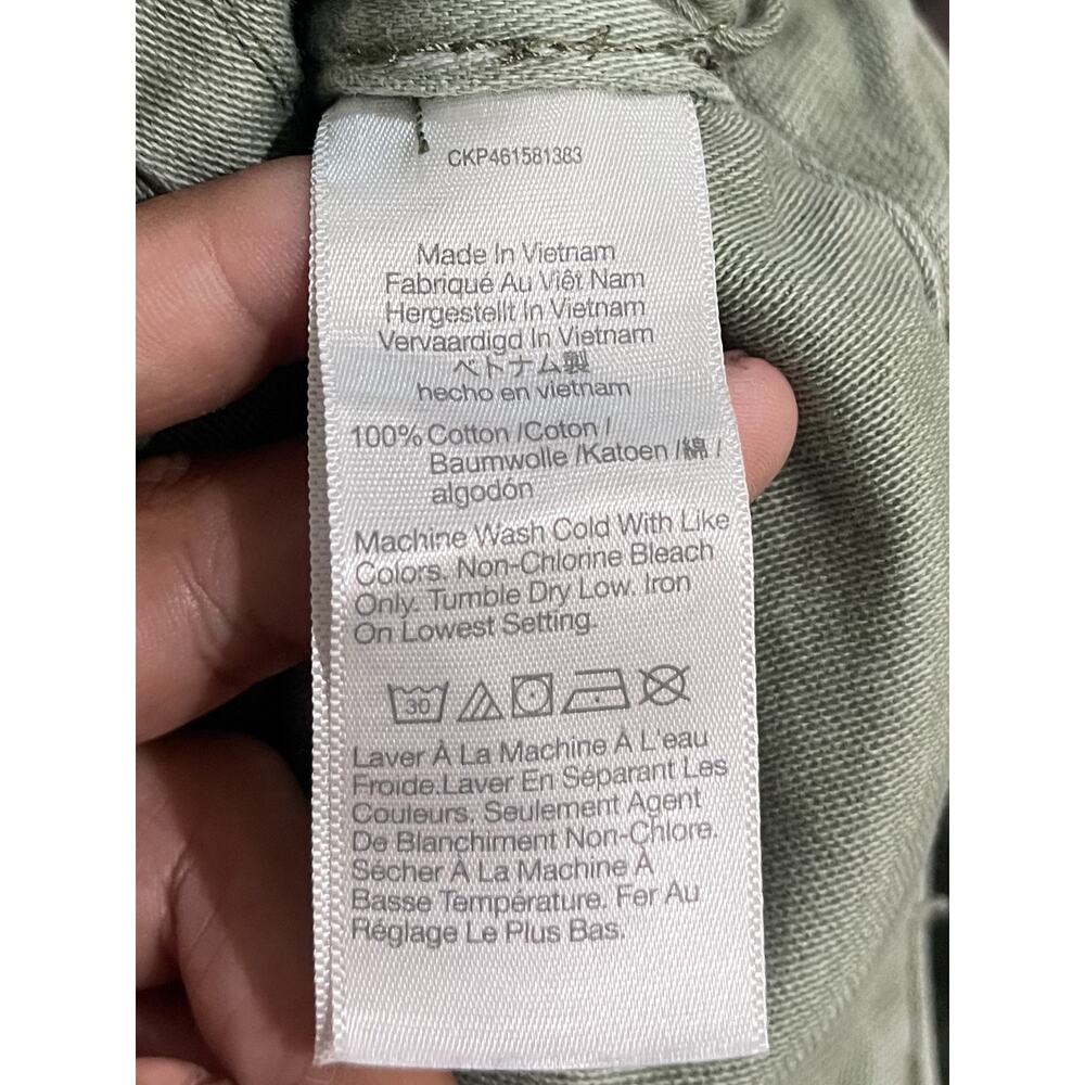 Madewell Curvy Griff Tapered Fatigue Pants 25 Vintage Inspired Relaxed Cropped - Picture 4 of 6